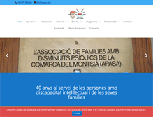 Tablet Screenshot of apasa.org